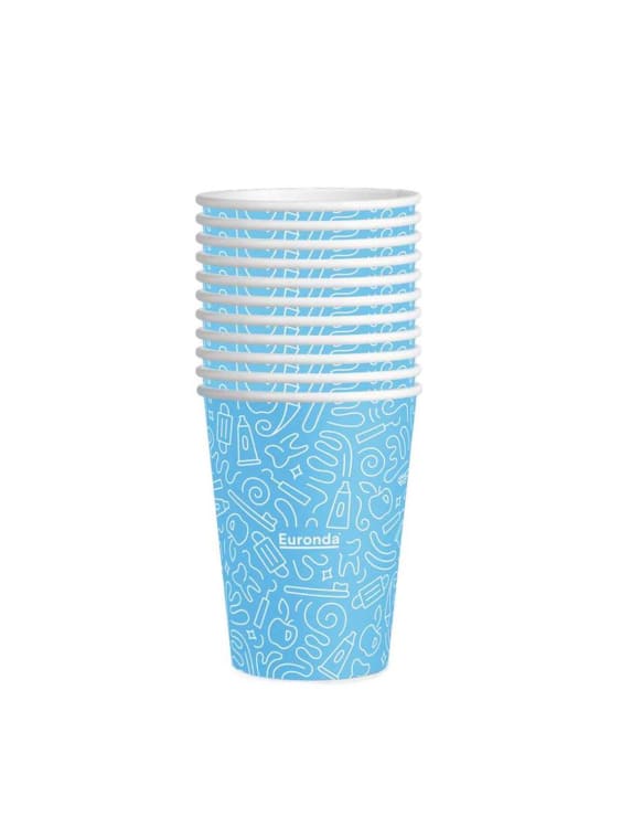 Monoart Mundspülb. Papier blau 1000St