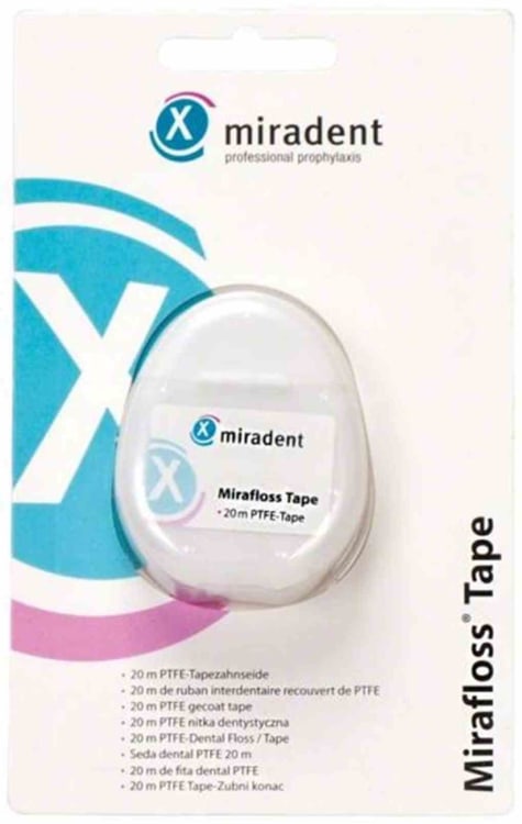 Mirafloss Tape weiss 20m Spender