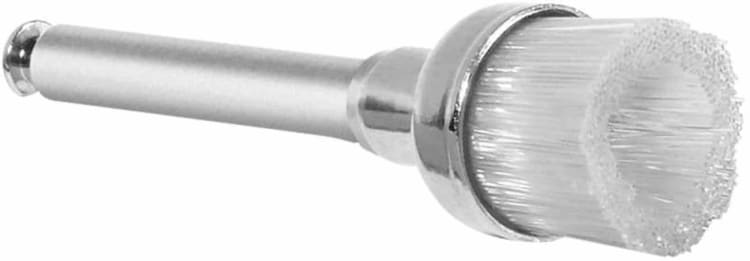 ZR Bürstchen Nylon Kelch weiß hart 100St