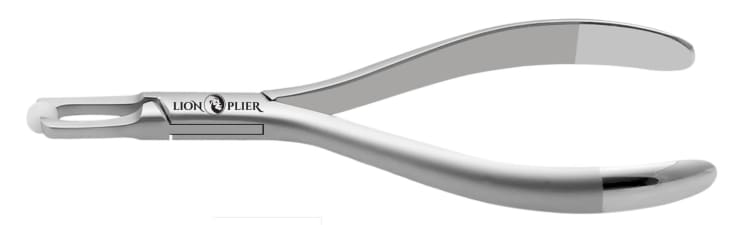 Posterior band removing pliers long head, diameter 6.35 mm
