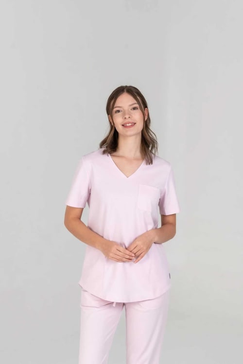 Van Laack Damen Tunic Slim MWW-S19-P Cotton Candy M