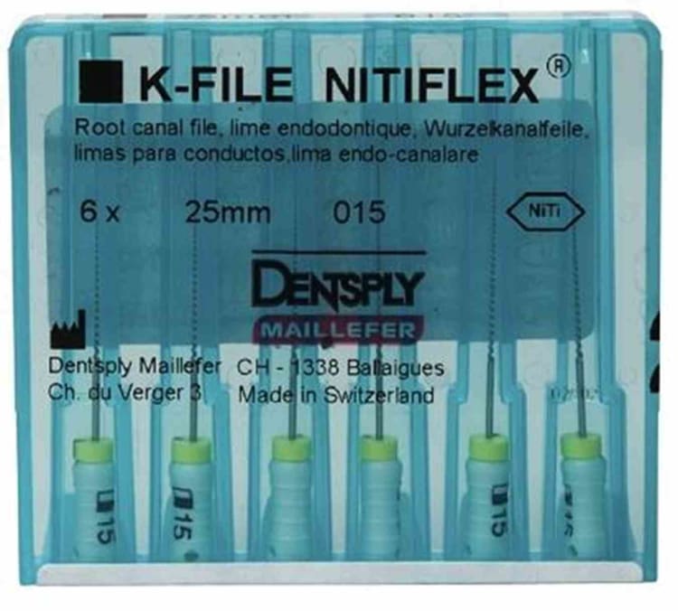Nitiflex Feilen 12N 015 25mm 6St