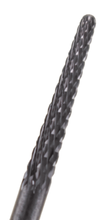 Hartmetall Konusfräser beschichtet Verzahnung: Grob (1 Packung á 6 Stück)