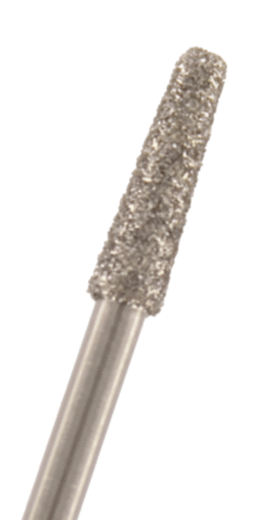 Diamant konisch Kante rund Körnung: Blau (standard, 1 Packung á 5 Stück)