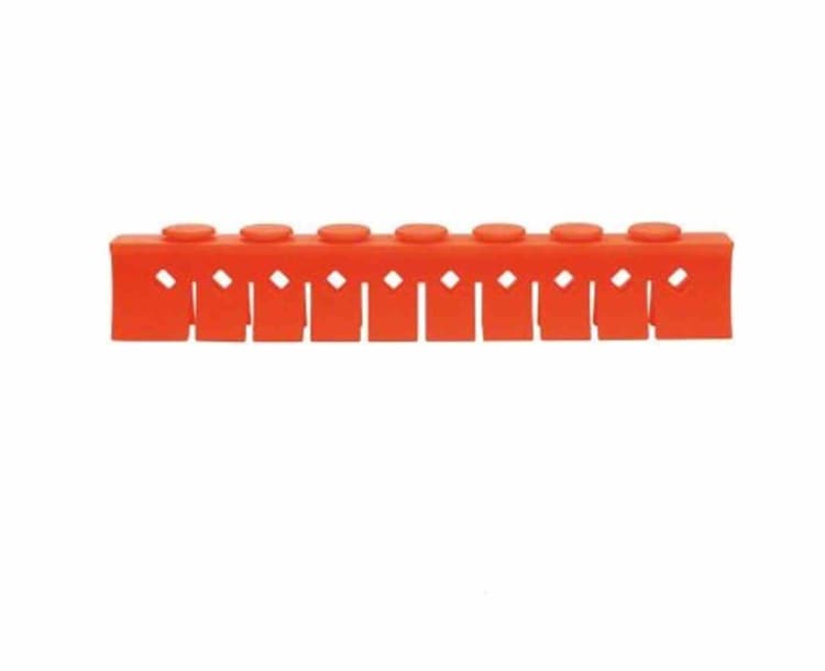 Silikon Niederhalter L+M 10 orange
