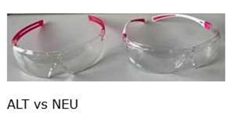 Schutzbrille iSpec Smart pink/transp.