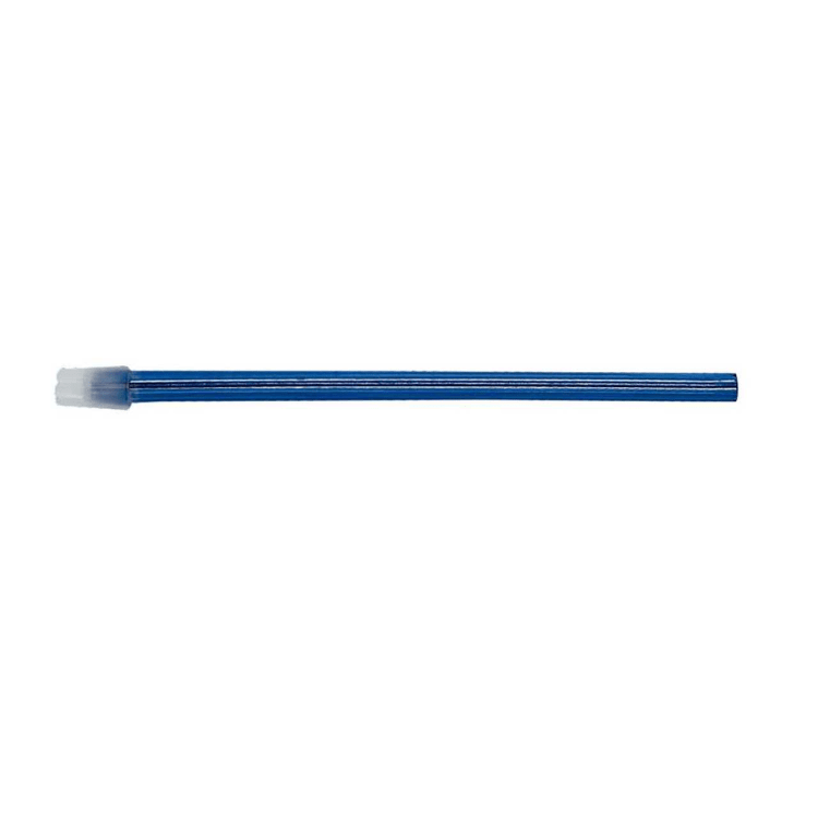 Speichelsauger lose Kappe15cm blau10Btl