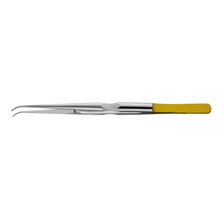 Mikro-Pinzette anat. 0,8 geb. LS RH
