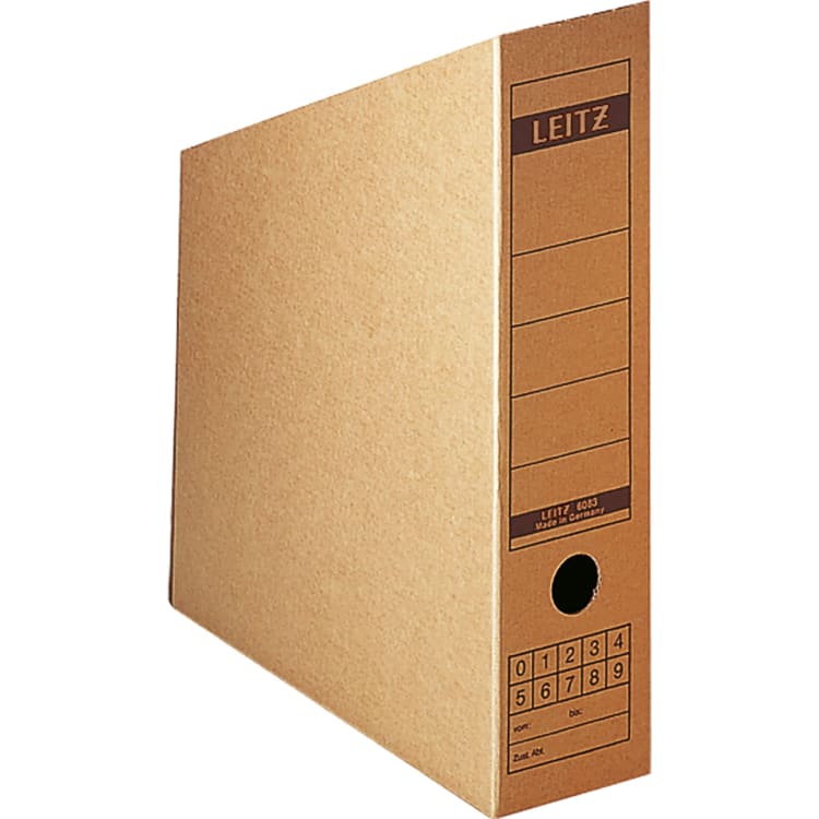 Leitz magazine file A4 max. 77 mm board kraft brown