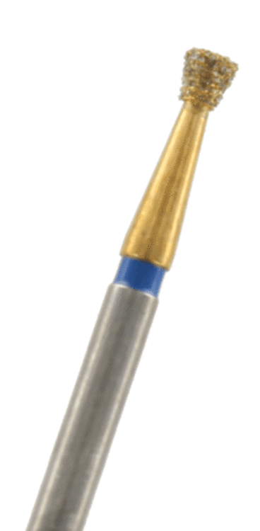 ZD-Diamant umgek. Kegel Körnung: Blau (standard, 1 Packung á 5 Stück)