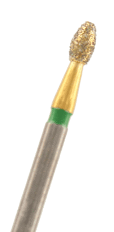 ZD-Diamant Eiform Körnung: Grün (grob, 1 Packung á 5 Stück)