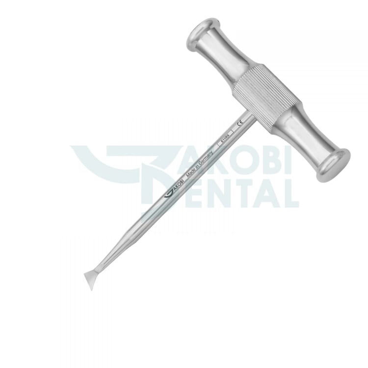 Elevator E11RX (right), handle in cross form, stainless steel 