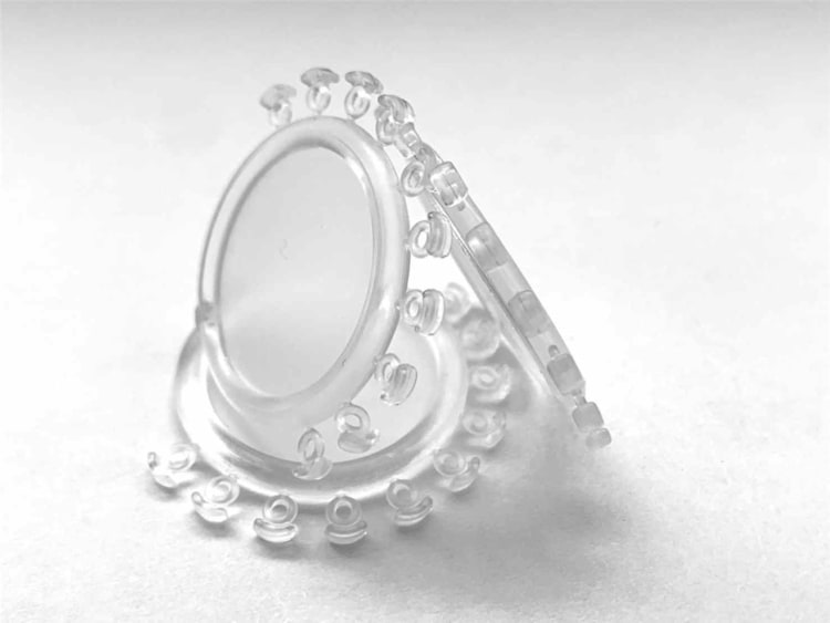 Alastik Ligaturen clear W/Guard 100St