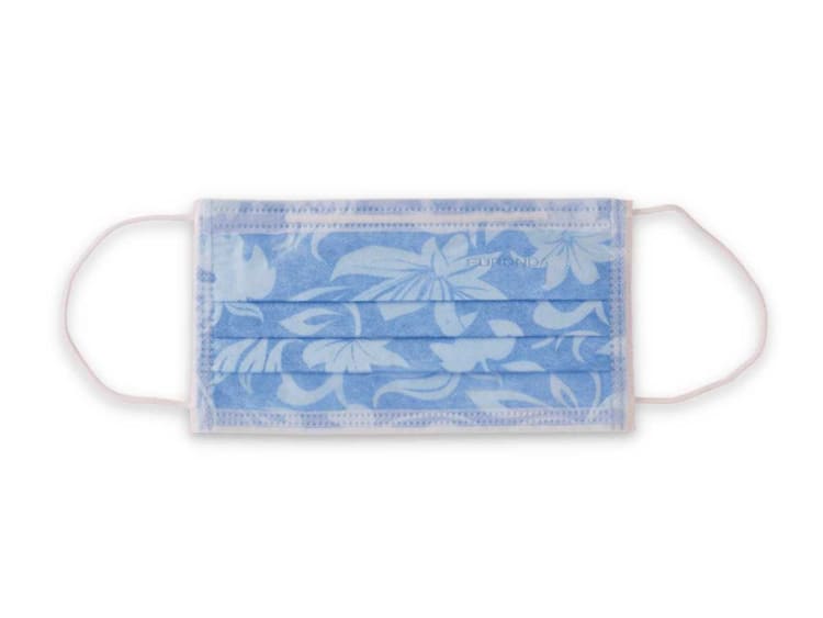 Monoart Mundsch. Gummi flower-blau 50St