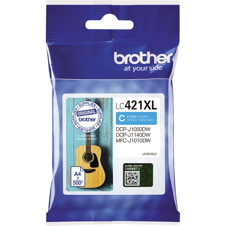 Brother ink cartridge LC421XLC cyan