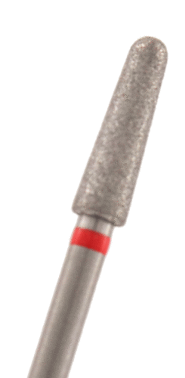 Diamant konisch rund Körnung: Rot (fein, 1 Packung á 5 Stück)