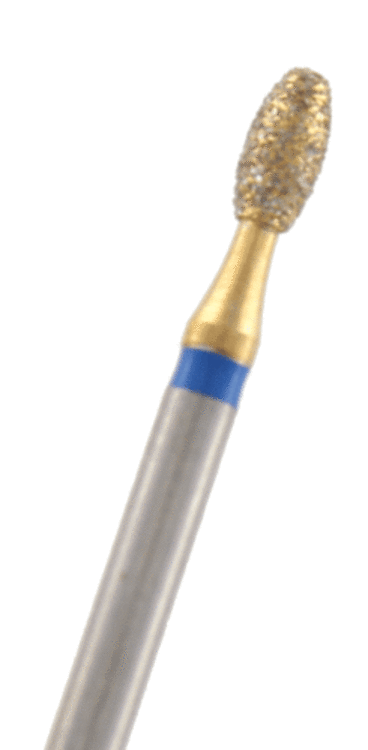 ZD-Diamant Eiform Körnung: Blau (standard, 1 Packung á 5 Stück)