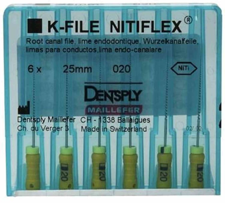 Nitiflex Feilen 12N 020 25mm 6St