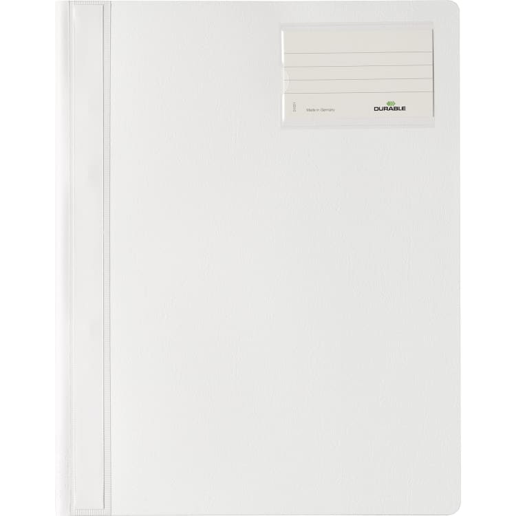 Durable flat file A4 polyethylene white