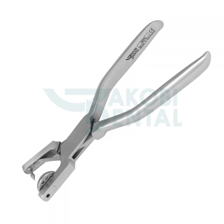 Rubber Dam Punch RDPA Ainsworth, incl. Spring, total length 170mm, stainless steel