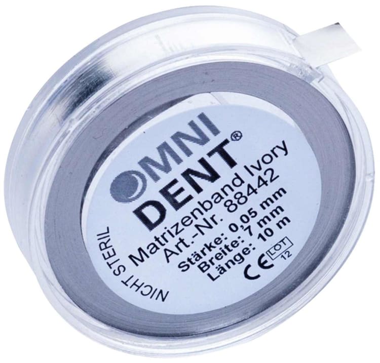 Omnident Stahlmatrizenband 7mm 10m