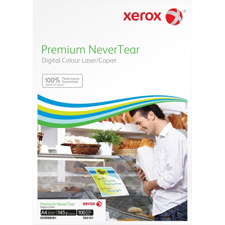 Xerox synthetic paper NeverTear A4 145 mic 100 sheets white