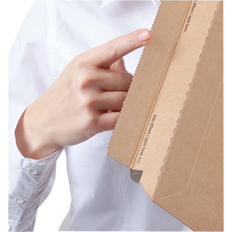 ColomPac shipping tube CP 072.02 10.8x10.8x43 cm brown
