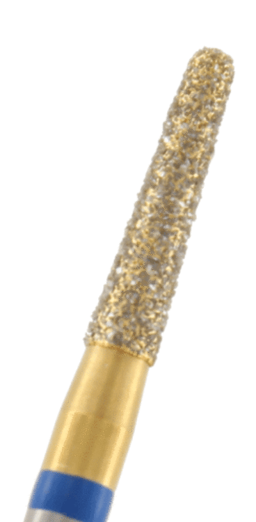 GOLD-Diamant konisch rund Körnung: Blau (standard, 1 Packung á 5 Stück)