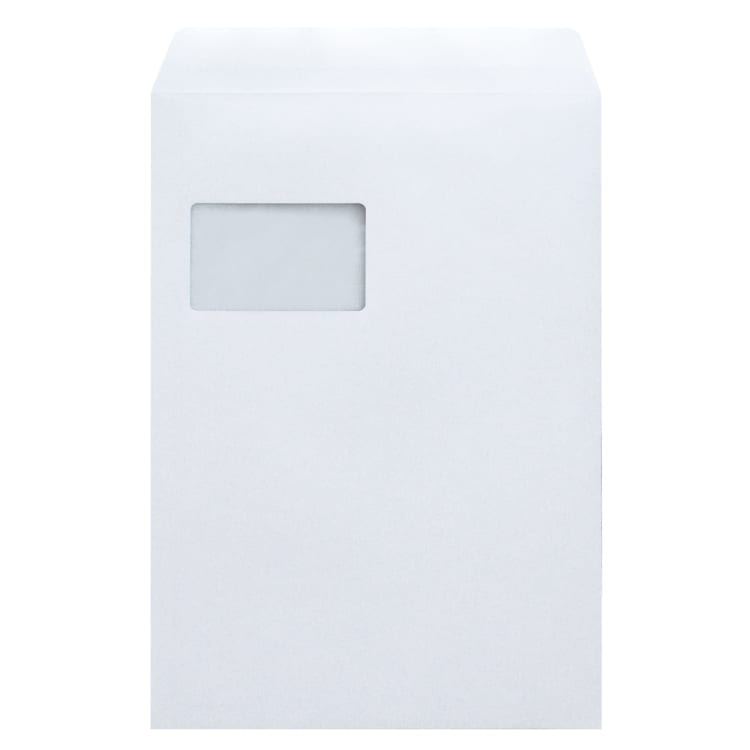 Soennecken mailing bag C4 100 g with window peel & seal 250 pieces white