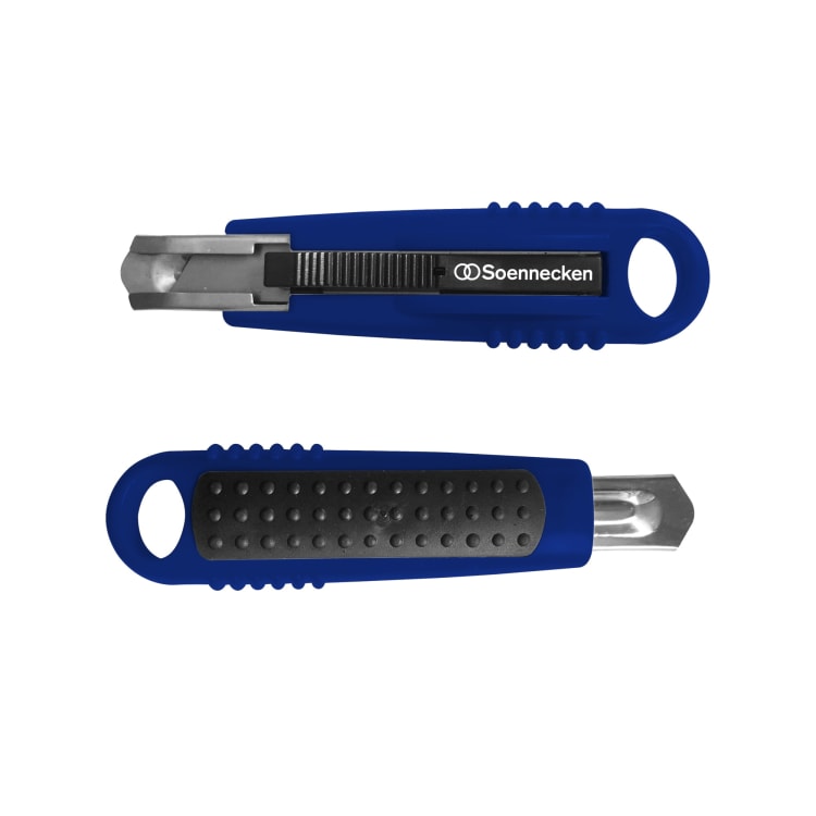 Soennecken safety cutter 18 mm 2 replacement blades blue