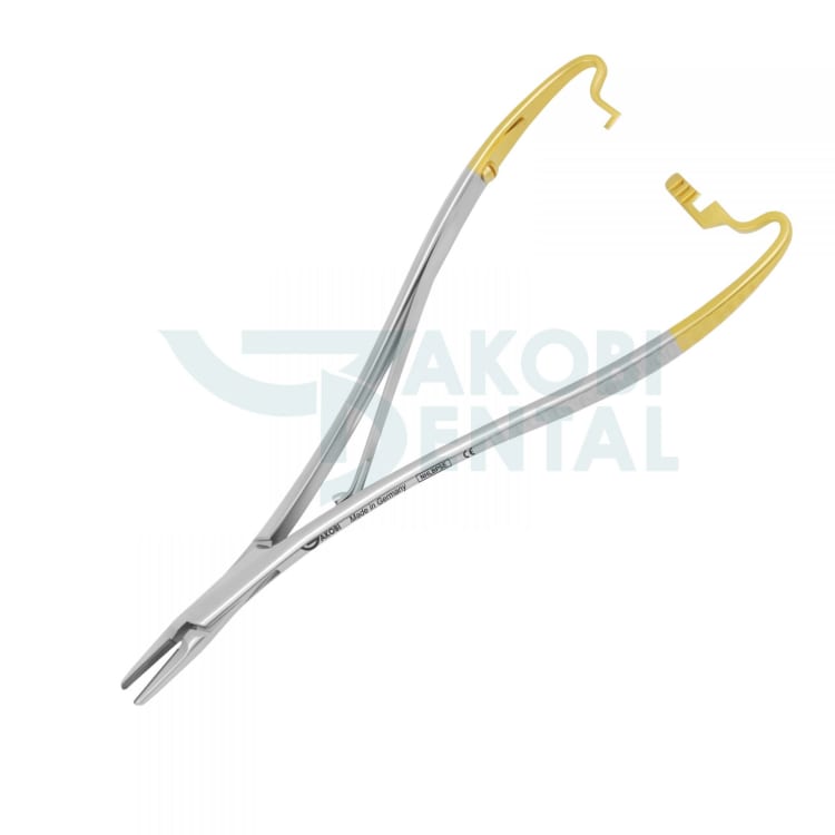 Needle holder Lichtenberg NHLBPSE, 170mm, Tungsten Carbide inserts (TC), beaks serrated, stainless steel