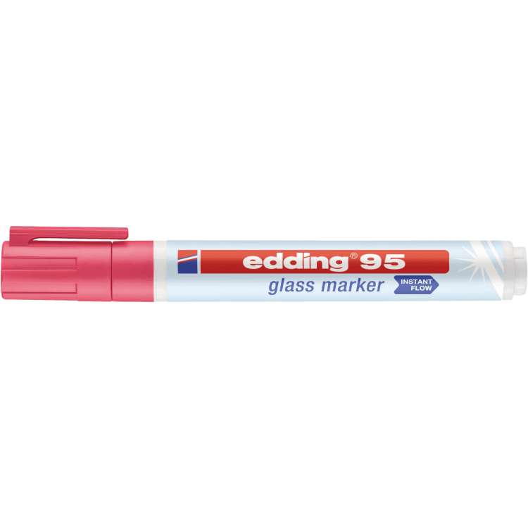 edding glassboard marker 95 1.5-3 mm bullet tip pink