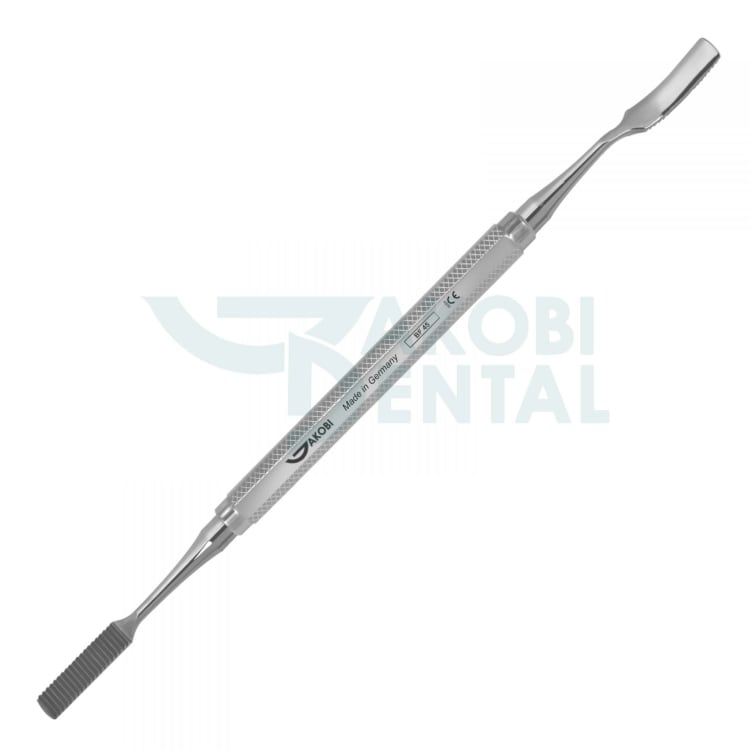 Bone file Miller BF 45, stainless steel, handle # 3 