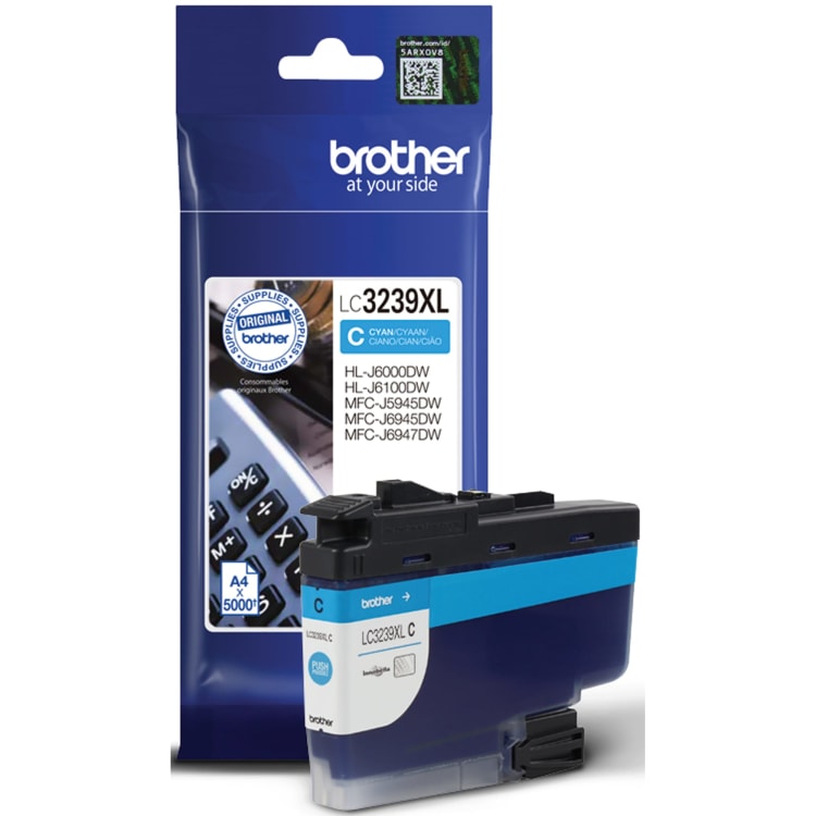 Brother ink cartridge LC3239XLC cyan