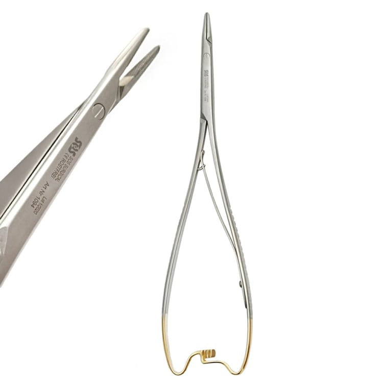 Hosel Needle Holder, TC, Length = 20 cm