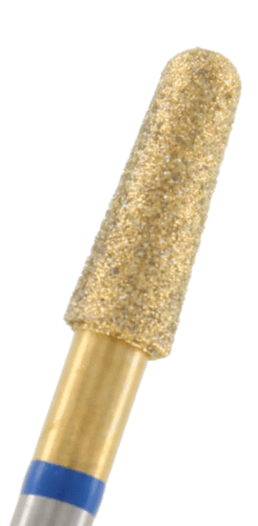 GOLD-Diamant konisch Körnung: Blau (standard, 1 Packung á 5 Stück)