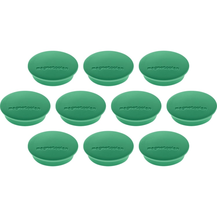 magnetoplan magnet Discofix Junior 34 mm 10 pieces green
