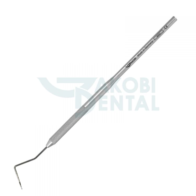 Periodontal probe WHO with Ball Tip, marking: 3.5 - 5.5 - 8.5 - 11.5mm, Standard handle # 30, stainless steel