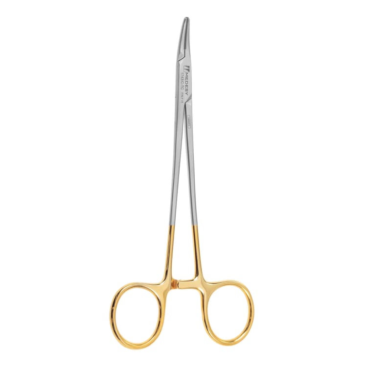 Needle holder Crile-Wood 15.0 cm curved, TC