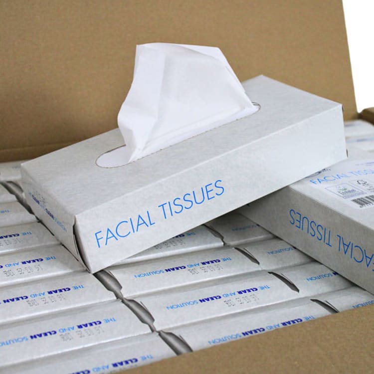 KURTT Facial Tissues 2-Laags 20x20 cm (40 x 100 st.)