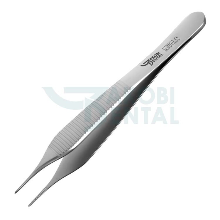 Tissue pliers Adson TP 41, anatomical, total length 120mm, stainless steel 