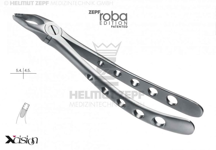 HELMUT ZEPF Tandtang Afb. 35M OK Engelse Vorm