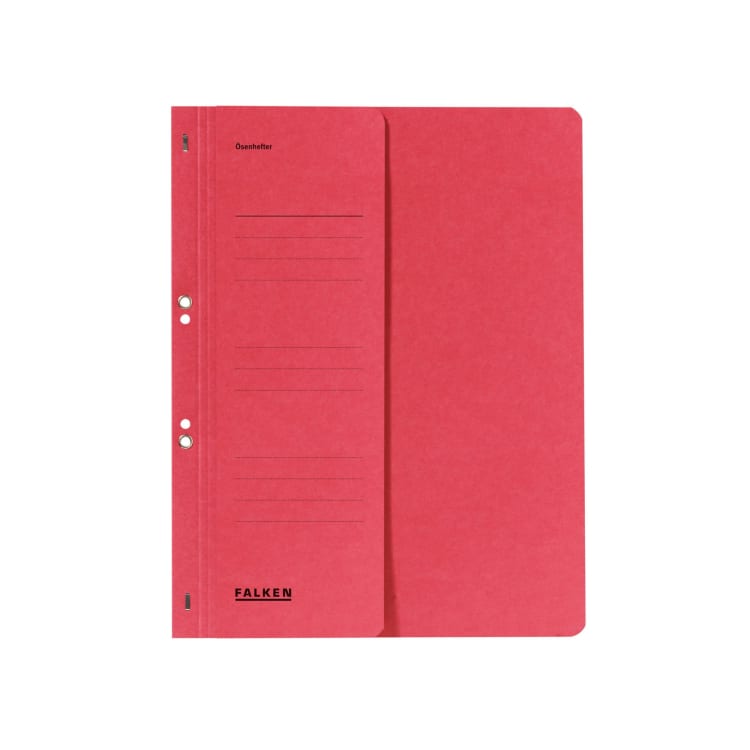 Falken eyelet file A4 half cover official binding red