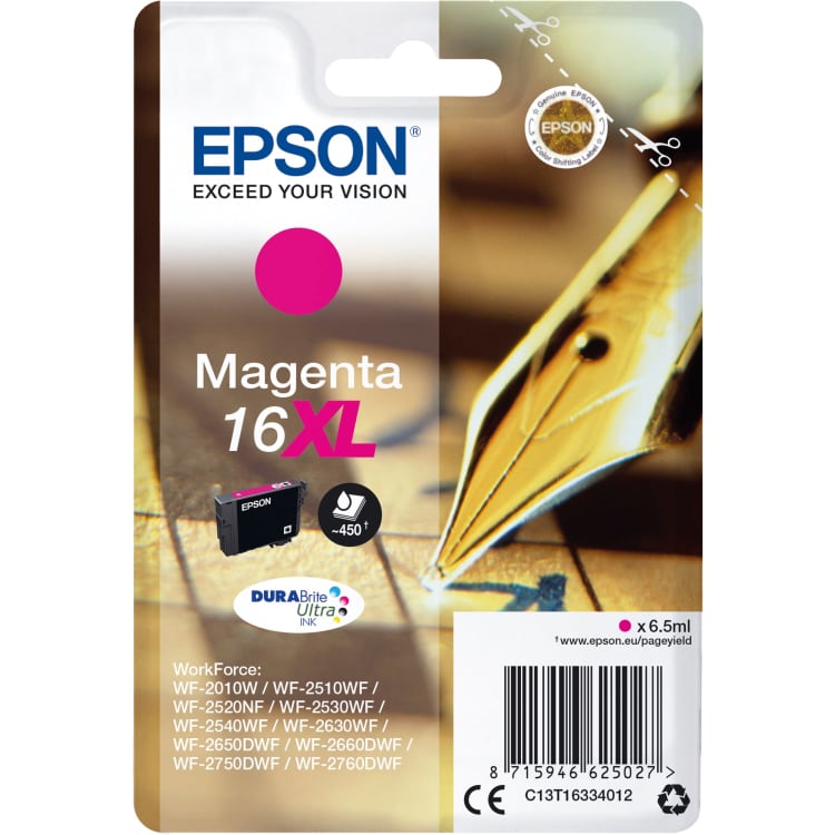Epson ink cartridge 16XL 6.5 ml magenta