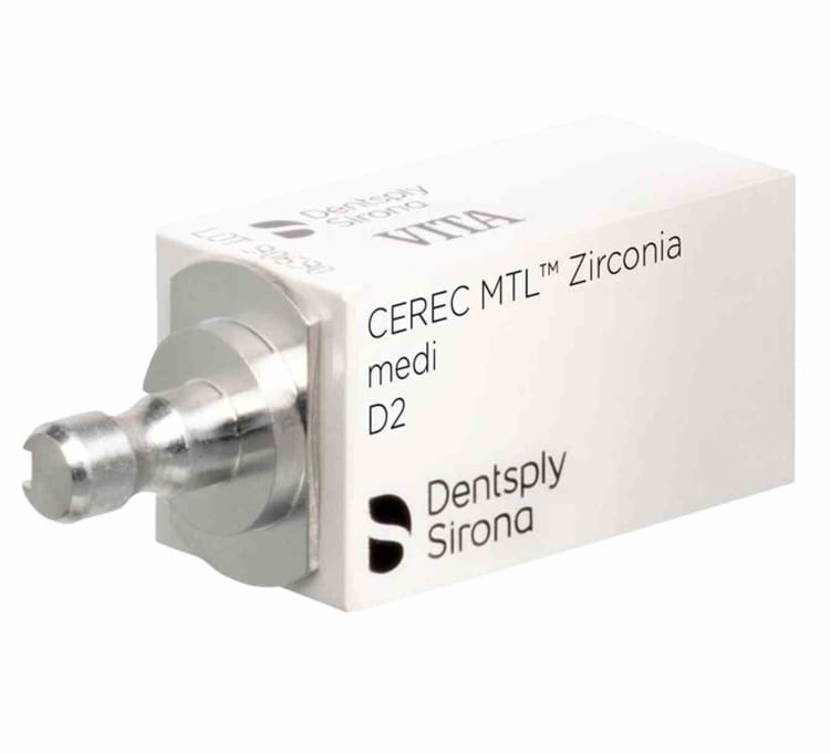 Dentsply Sirona CEREC MTL™ Zirconia Medi D2