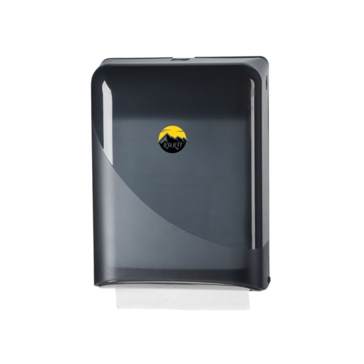 KURTT Vouw Handdoek Dispenser Z-Fold / Interfold - Zwart Kunstof