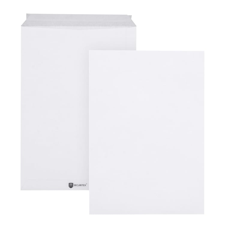 Securitex mailing bag C4 130 g without window peel & seal 100 pieces white