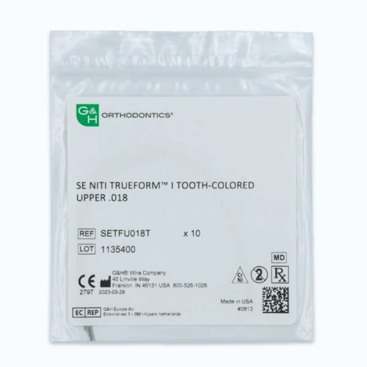 Nitanium Wire Coated Pro Form 10/PK, .018 x .018, bovenkaak