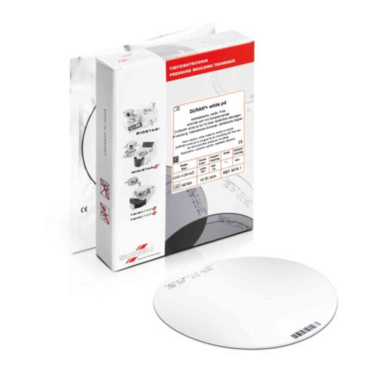 Scheu Dental DURAN®+ White Pd 0,75mm