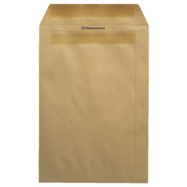 Soennecken mailing bag B4 without window self-adhesive 25 pieces kraft brown